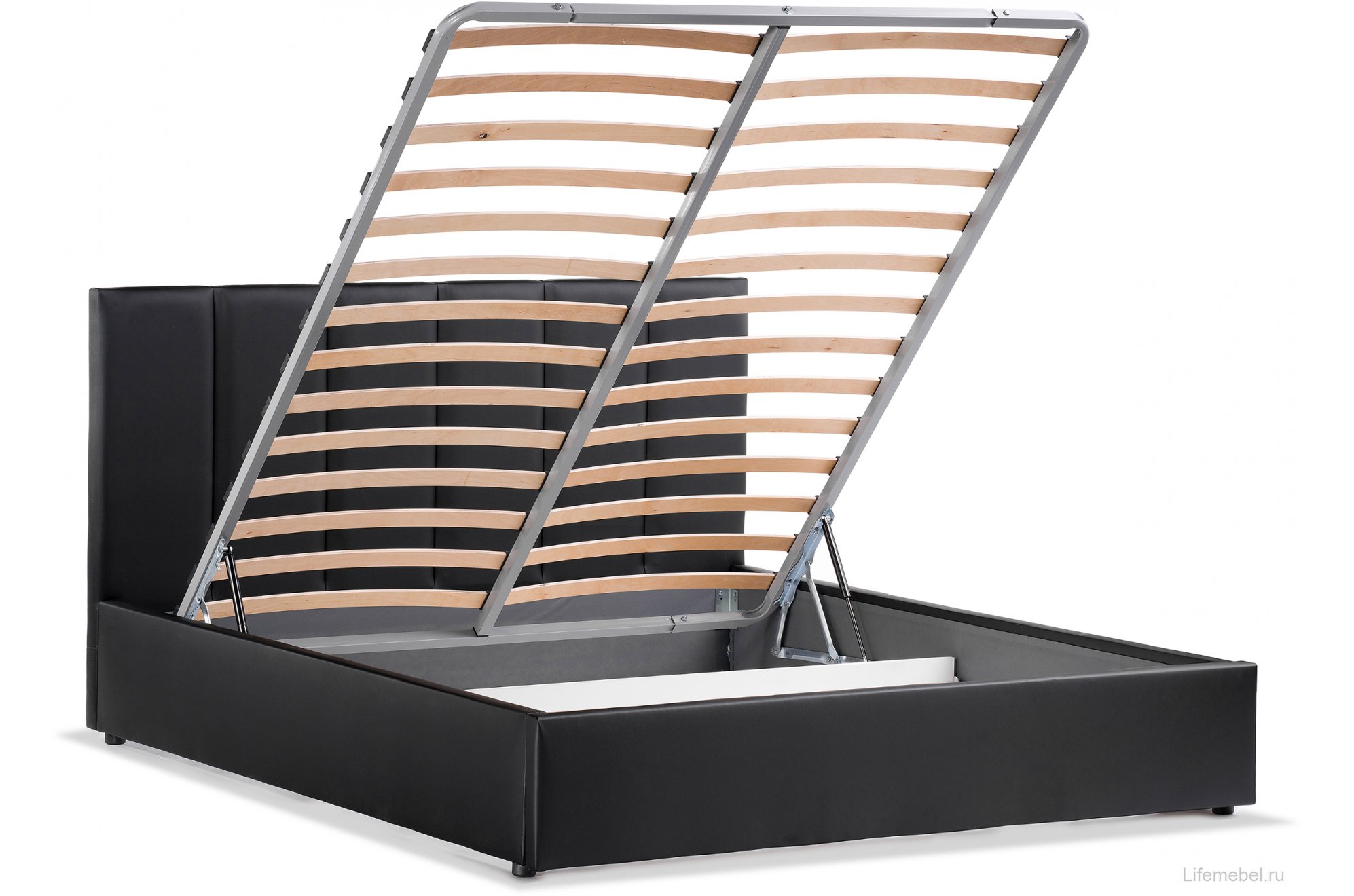 Полутораспальная кровать Афродита-3 120х200 с ПМ коричневый велюр bingo chocolate