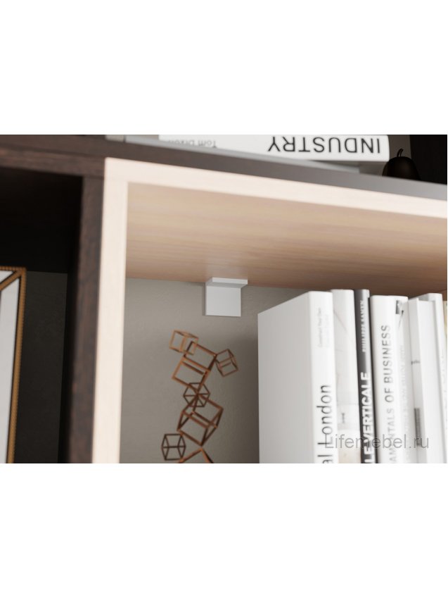 Полка Джеминг дуб молочный