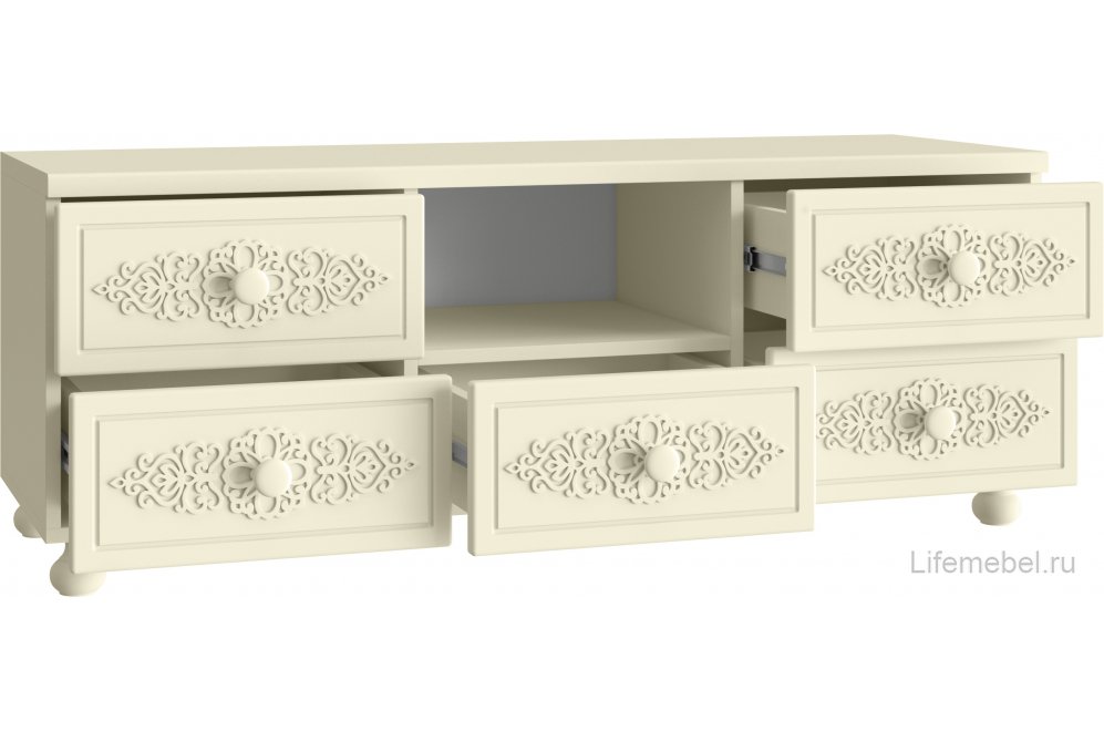ТВ-тумба Ассоль плюс АС-56 ваниль ТВ-тумба Ассоль плюс АС-56 ваниль