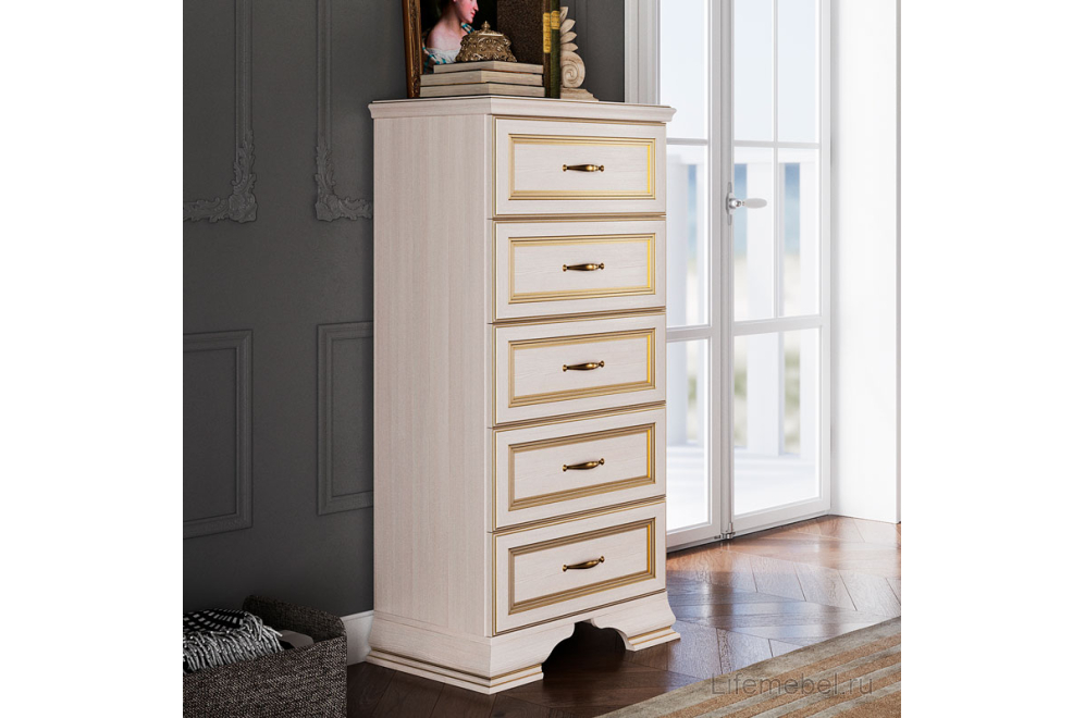 Комод Циус бодега белый / патина / золото Комод Циус бодега белый / патина / золото