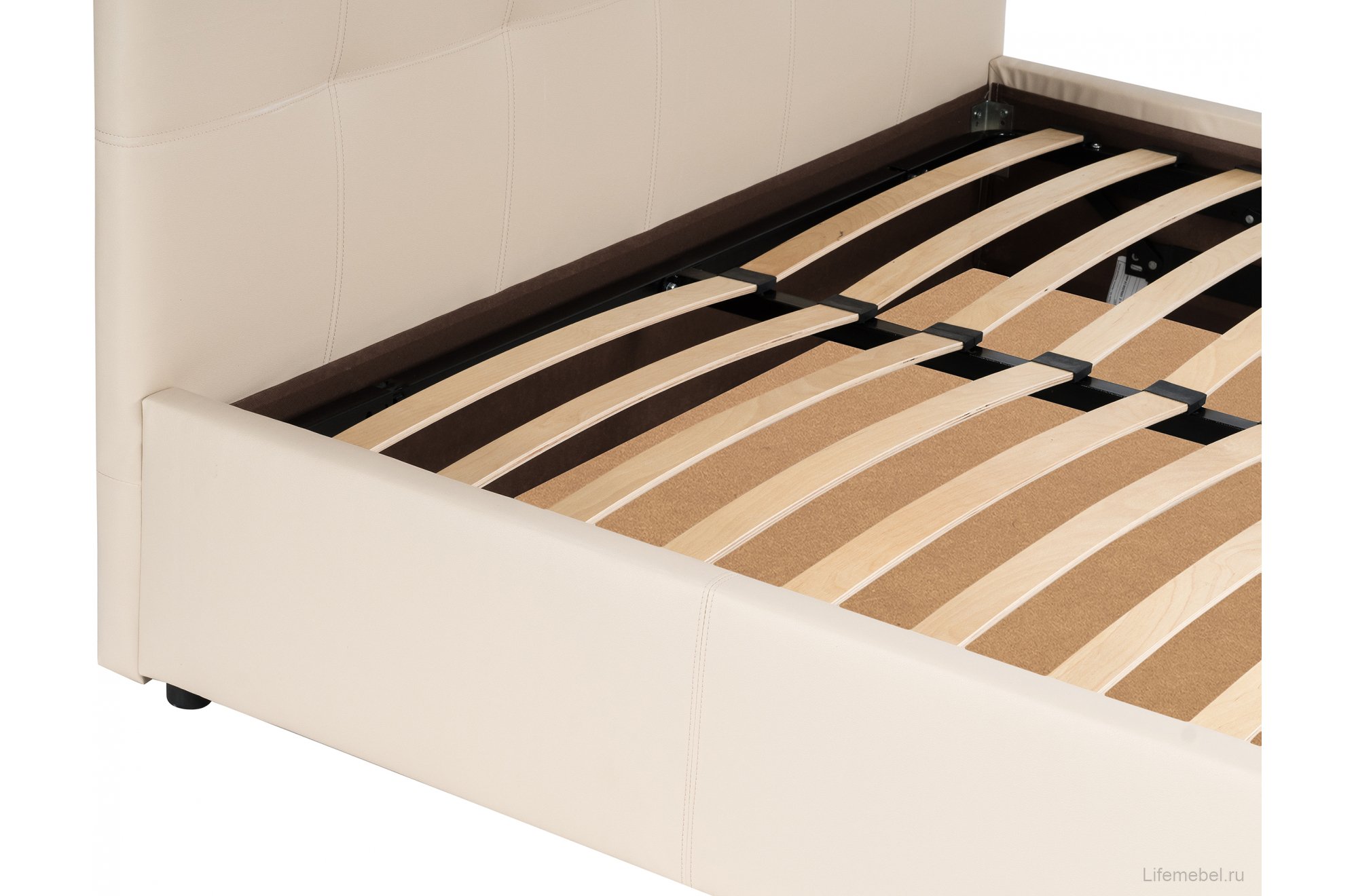 Двуспальная кровать Афродита-2 160х200 лиловый велюр bingo lilac