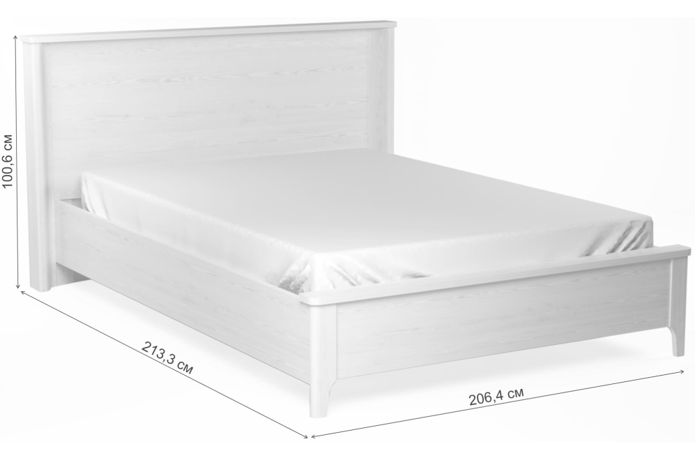 Двуспальная кровать Клер 180х200 Двуспальная кровать Клер 180х200