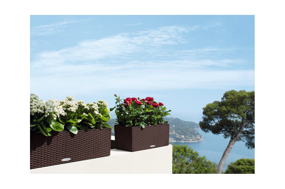 Кашпо Lechuza 15605 BALCONERA Cottage 50 мокка