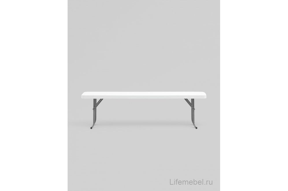 Скамейка Кейт складная 152x25x42 белая Скамейка Кейт складная 152x25x42 белая