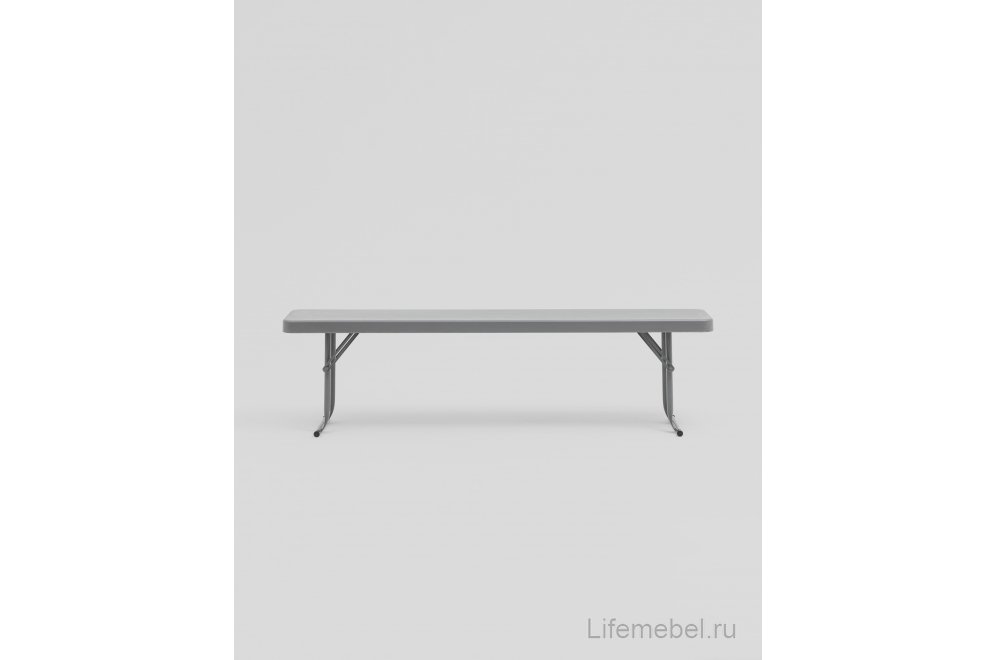 Скамейка Кейт складная 152x25x42 серая Скамейка Кейт складная 152x25x42 серая