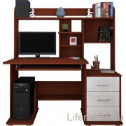 итальянский орех / белоснежный глянец