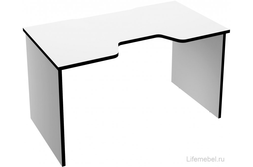Компьютерный стол С-240 белый / черный Компьютерный стол С-240 белый / черный
