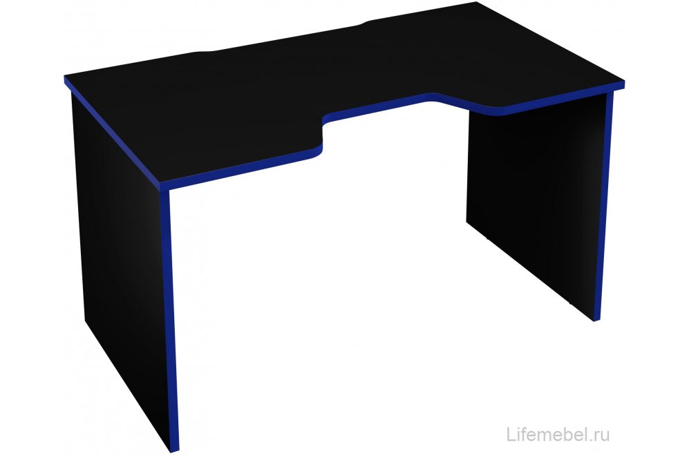 Компьютерный стол С-240 черный / синий Компьютерный стол С-240 черный / синий