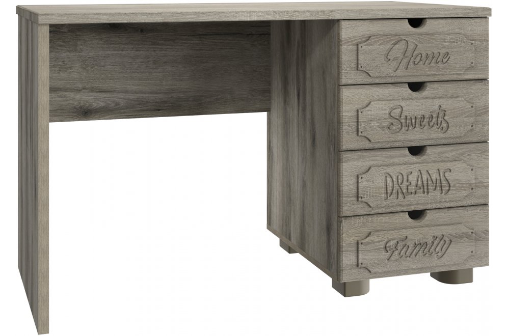 Письменный стол ДримСтар ДС-3 дуб эвок / дуб сонома темный Письменный стол ДримСтар ДС-3 дуб эвок / дуб сонома темный