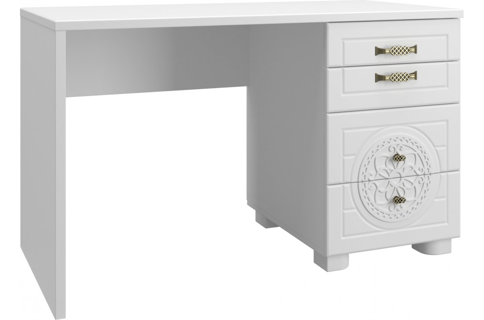 Письменный стол Монблан МБ-70К белое дерево Письменный стол Монблан МБ-70К белое дерево