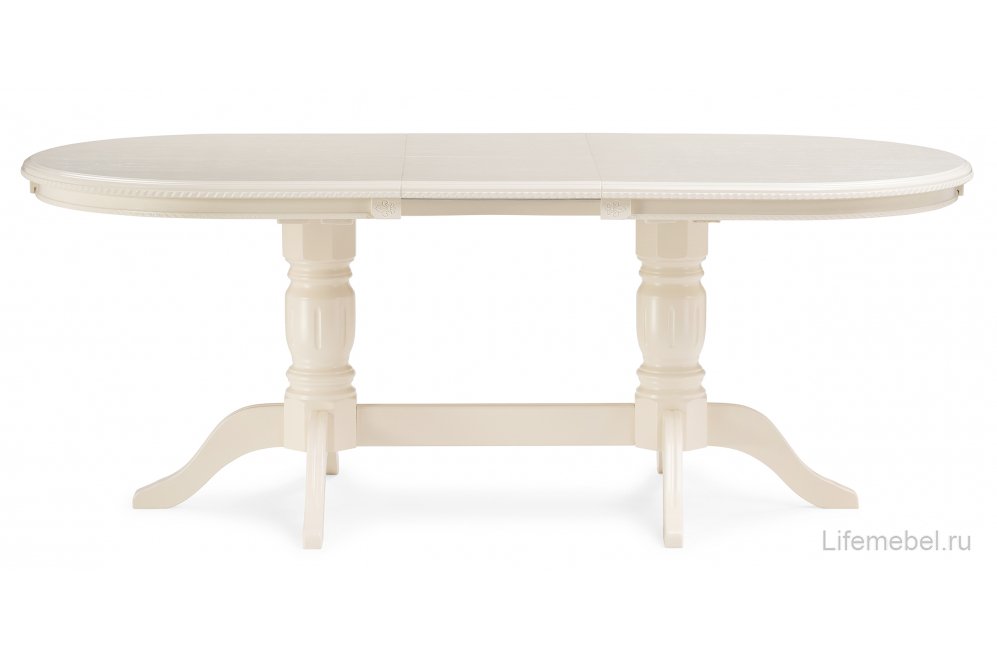 Деревянный стол Эвклаз овальный бежевый Деревянный стол Эвклаз овальный бежевый