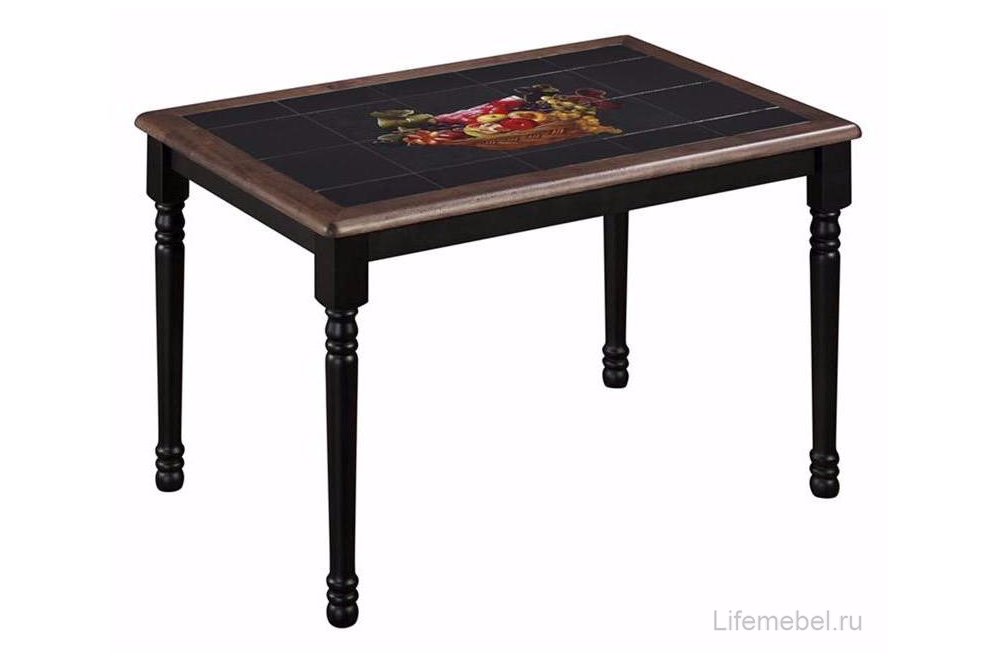 Стол CT 3760P венге /рисунок плитки "Корзина с фруктами"