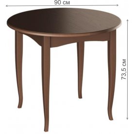 Стол обеденный Мемфис Тип 1 СМ(Б)-211.01.011 орех темный