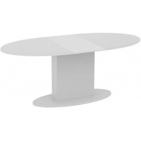 Стол обеденный раздвижной Марсель СМ(Б)-102.01.12(2) белый