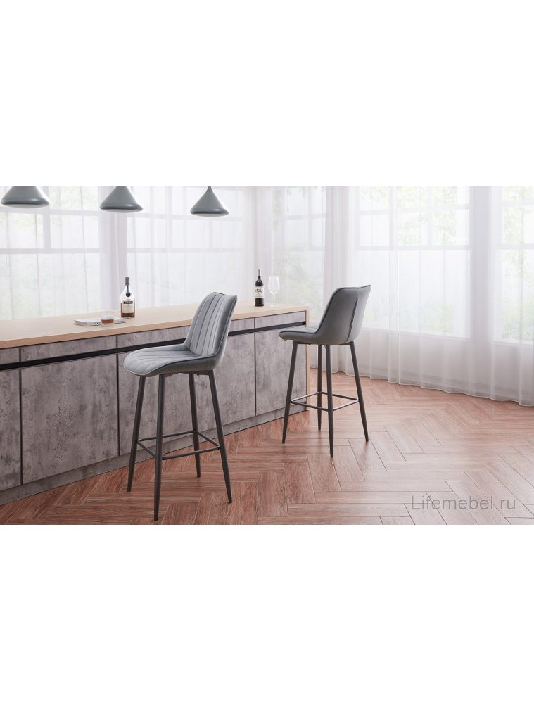 Барный стул Hauser серый Барный стул Hauser серый