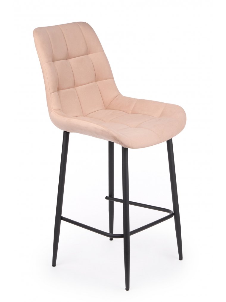 Полубарный стул Челси бежевый (zd 210) / черный Полубарный стул Челси бежевый (zd 210) / черный