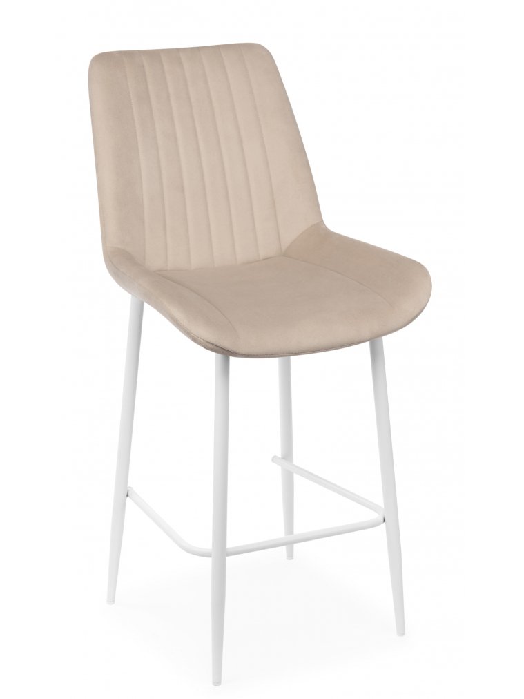 Полубарный стул Седа бежевый (zd 210) / белый Полубарный стул Седа бежевый (zd 210) / белый