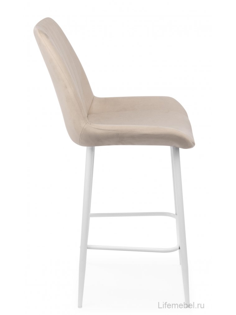 Полубарный стул Седа бежевый (zd 210) / белый Полубарный стул Седа бежевый (zd 210) / белый