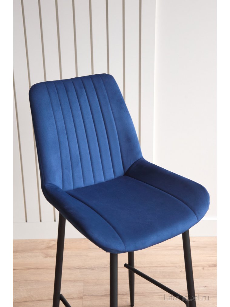 Полубарный стул Седа синий (zd 798) / черный Полубарный стул Седа синий (zd 798) / черный