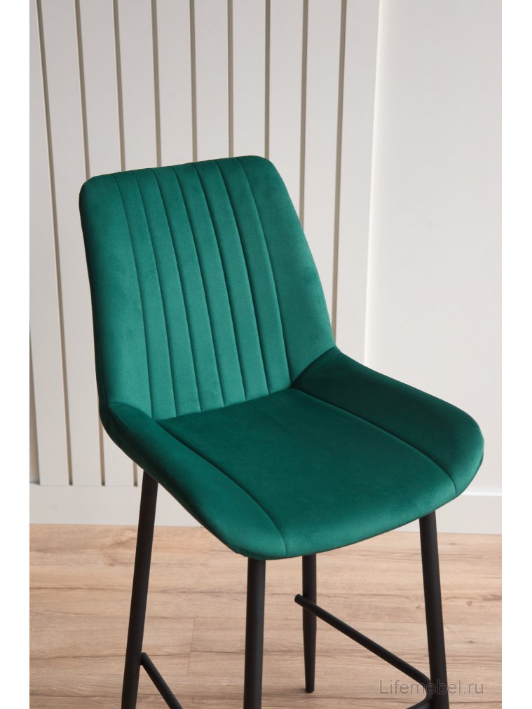 Полубарный стул Седа зеленый (zd 667) / черный Полубарный стул Седа зеленый (zd 667) / черный