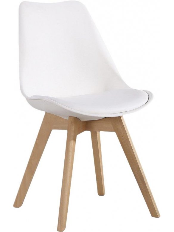 Деревянный стул Pioneer белый / деревянный Деревянный стул Pioneer белый / деревянный