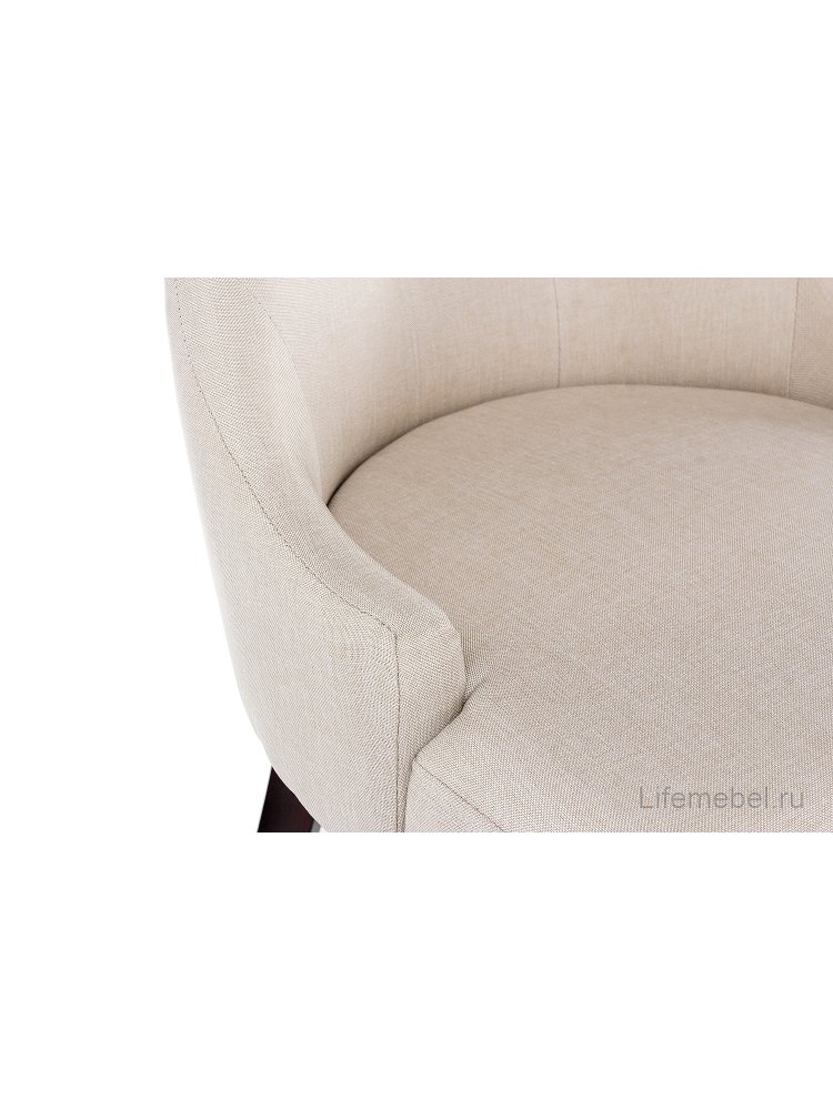 Стул Elegance dark walnut / fabric cream Стул Elegance dark walnut / fabric cream