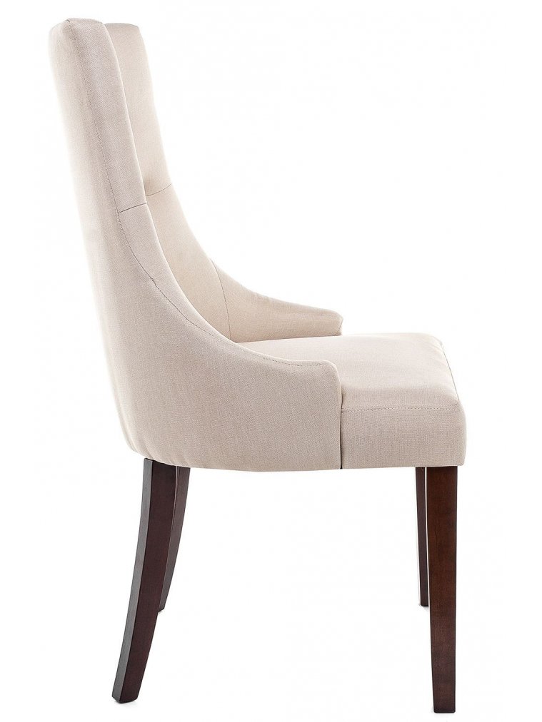 Стул Elegance dark walnut / fabric cream Стул Elegance dark walnut / fabric cream