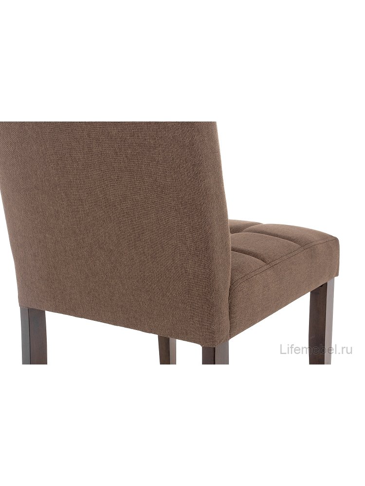 Стул Madina dark walnut / fabric brown