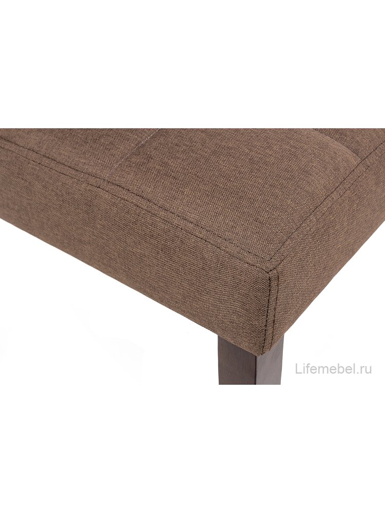 Стул Madina dark walnut / fabric brown