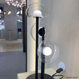 Настольная лампа BOSQUE LG3 BLACK/TRANSPARENT