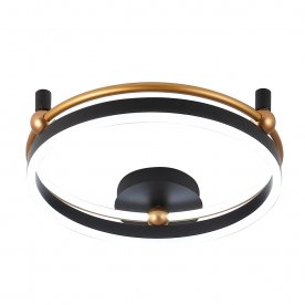 Потолочный светильник FERNANDO PL48W LED BLACK/GOLD