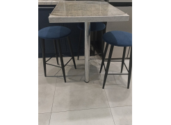 Полубарный стул Гангток крутящийся изумруд / черный матовый фото покупателя 4