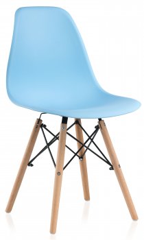 Пластиковый стул Eames PC-015 blue