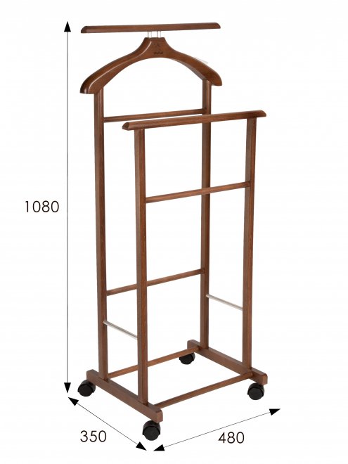 Вешалка костюмная В 22Н средне-коричневая