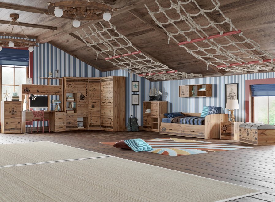 Комплект детской мебели Фрегат комплектация 1