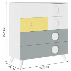 Комплект детской мебели Пакола комплектация 2