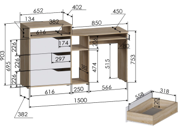 Комплект детской мебели РМ-10-1