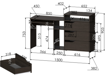 Комплект детской мебели РМ-10-2