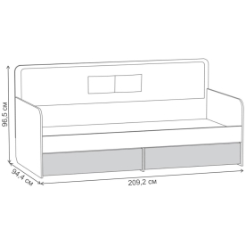 Комплект детской мебели Вель