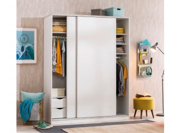 Шкаф-купе детский White