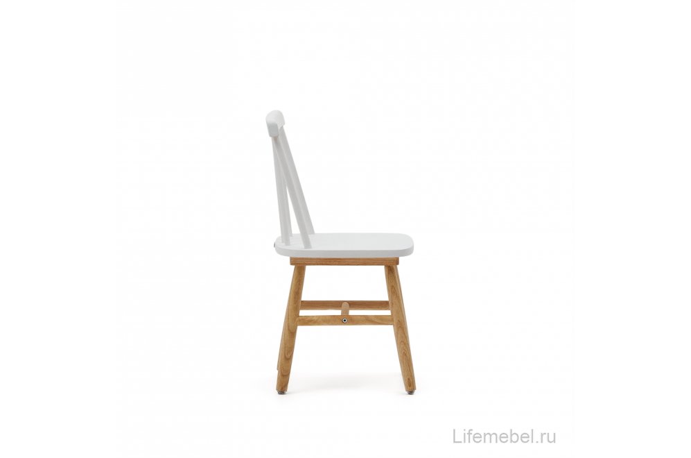 Стул Kristie белый / натуральный