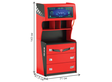 Комод детский Energy Champion Racer