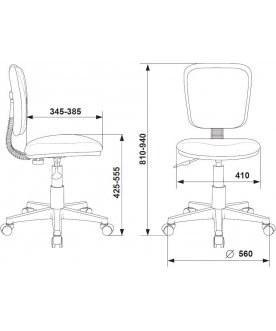 Компьютерное кресто Бюрократ CH-W204NX