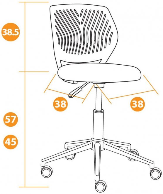 Компьютерное кресло Fun синее