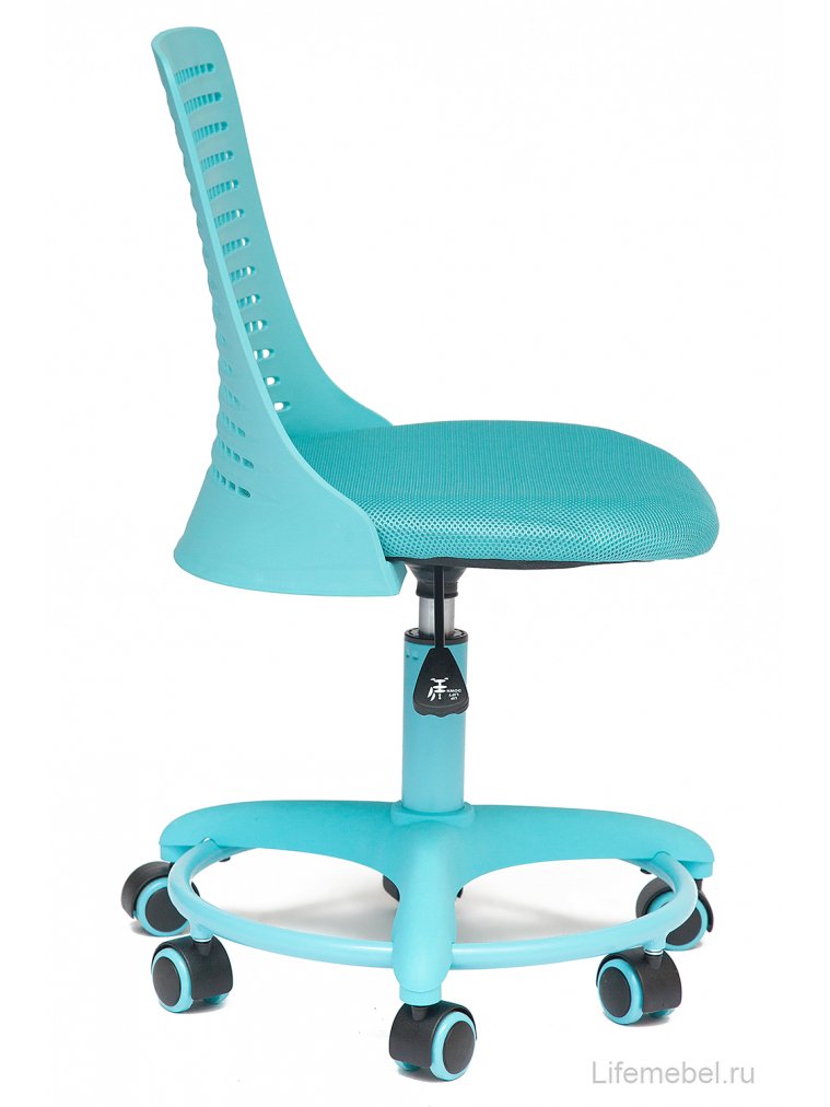 Компьютерное кресло Kiddy бирюзовое ткань (сетка)