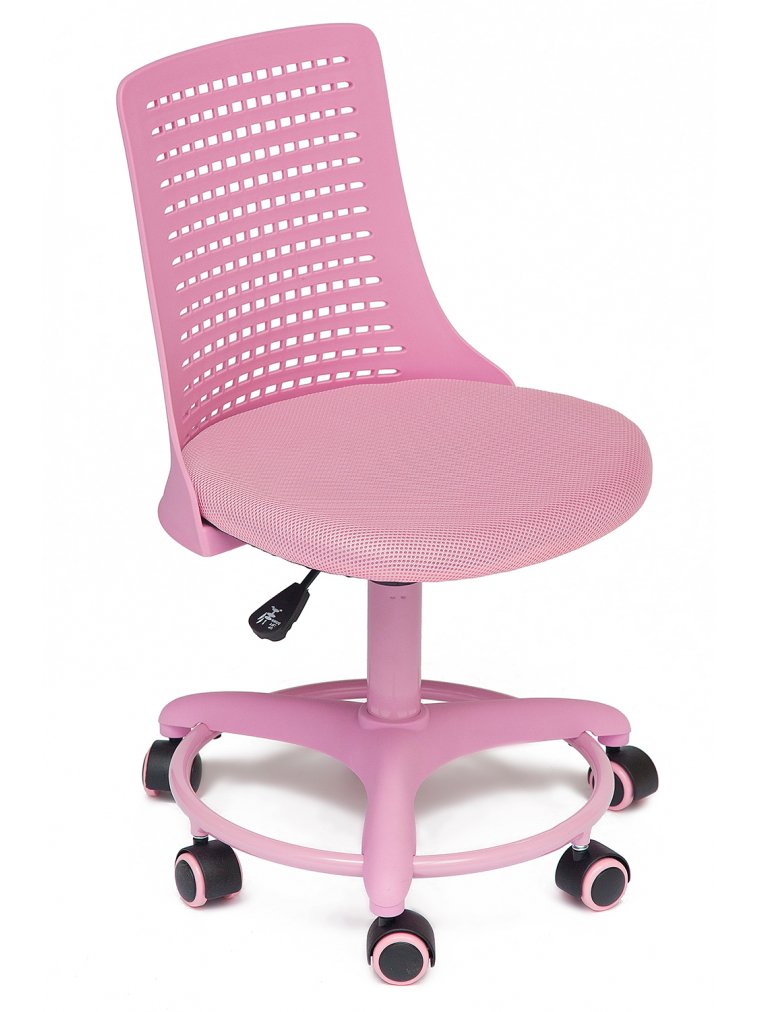 Компьютерное кресло Kiddy розовое ткань (сетка)
