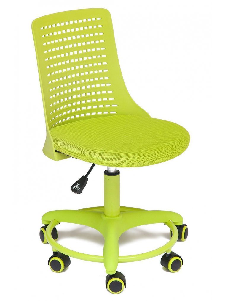 Компьютерное кресло Kiddy салатовое ткань (сетка)