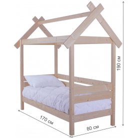 Кровать-домик Пеппи 70х160