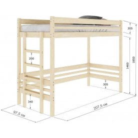 Кровать-чердак Арфей
