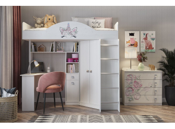 Кровать-чердак Фэнтези